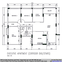 行政公寓平面图(146平方米)